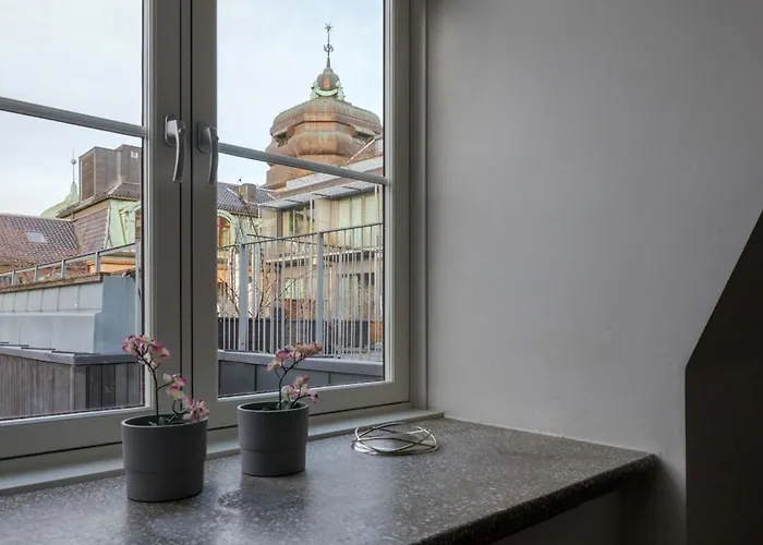 Apartamento Dinbnb L Tollbugata Retreat L Rooftop L Smart-tv L 6 Guests *